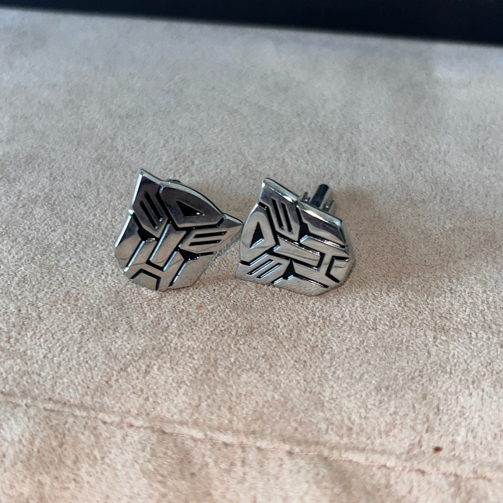 Silver Transformer Cufflinks - Picture 3 of 4